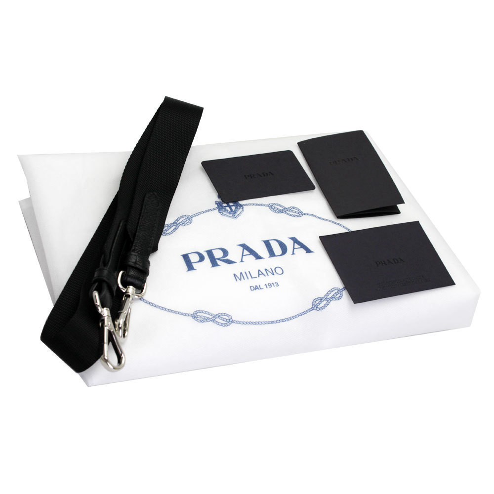 Prada Multicolor Tote Bag Pistol Nylon Pattern 2WAY Blue